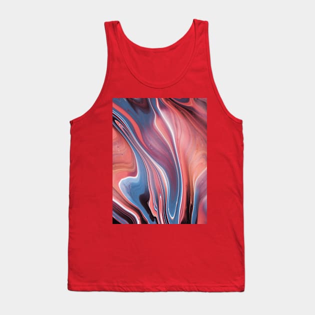 Peinture multiples couleurs Tank Top by Monument 7